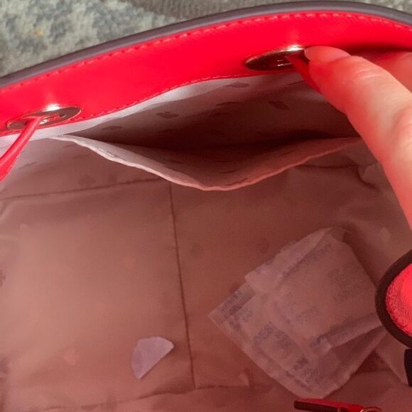 ? Kate Spade leather Medium backpack orange main image 8